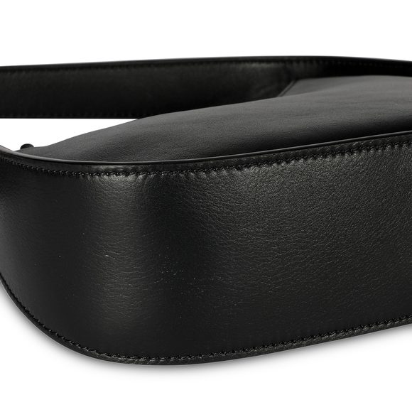 The Row Black Calfskin Leather Half Moon Bag - Picture 4 of 7